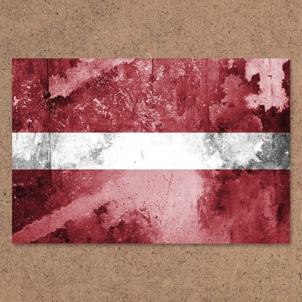 Aufkleber "Lettland Flagge"