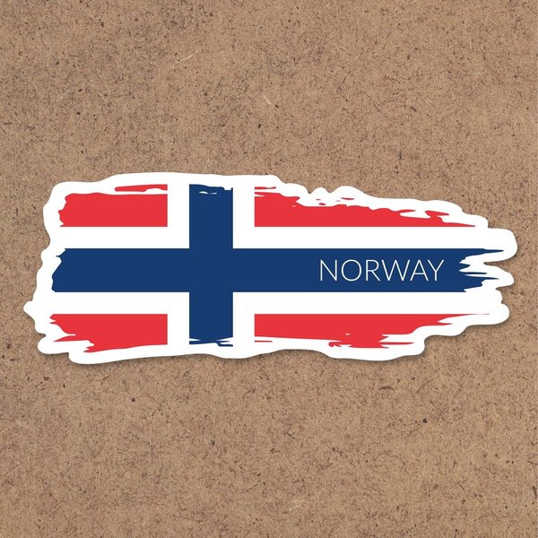 Aufkleber "Norwegen Flagge II"