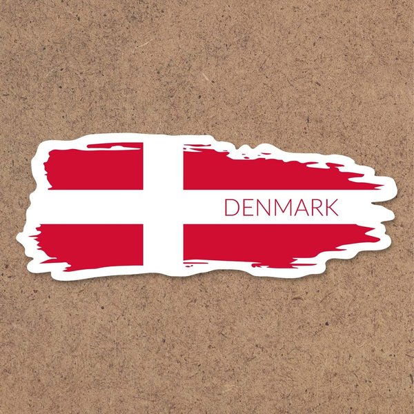 Aufkleber "Dänemark Flagge II"