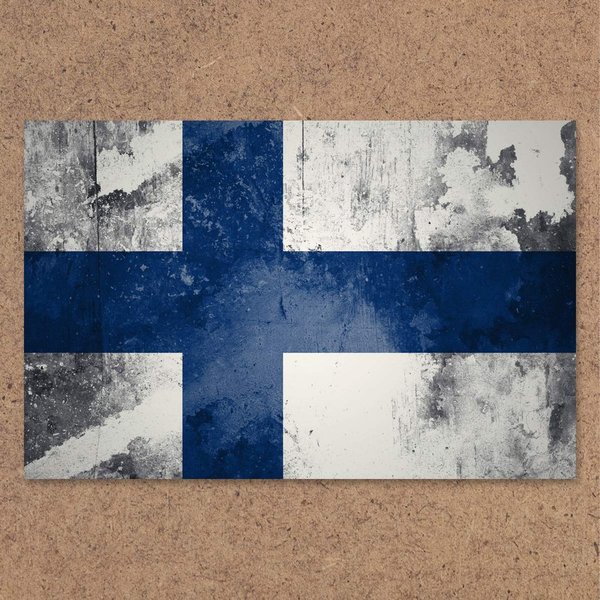 Aufkleber "Finnland Flagge"