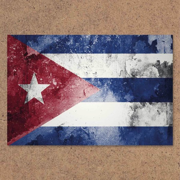 Aufkleber "Kuba Flagge"