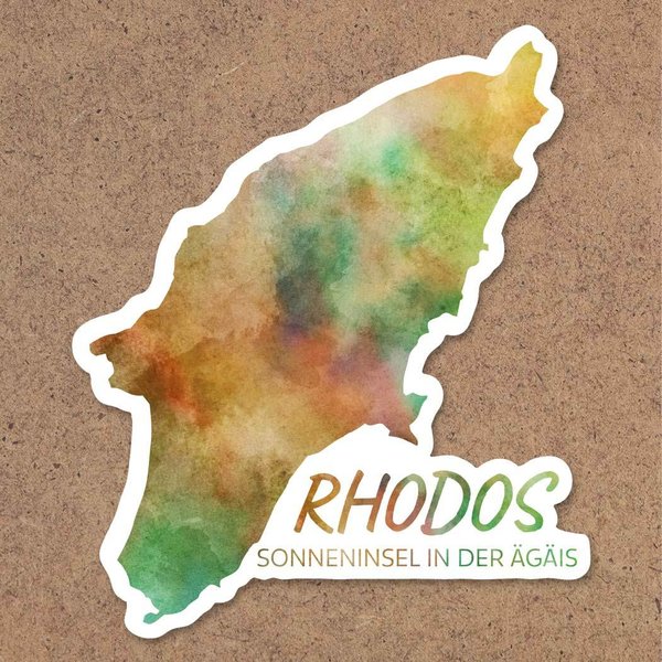 Aufkleber "Rhodos"