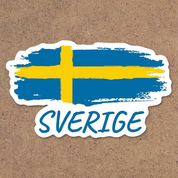 Aufkleber "Schweden Flagge III"