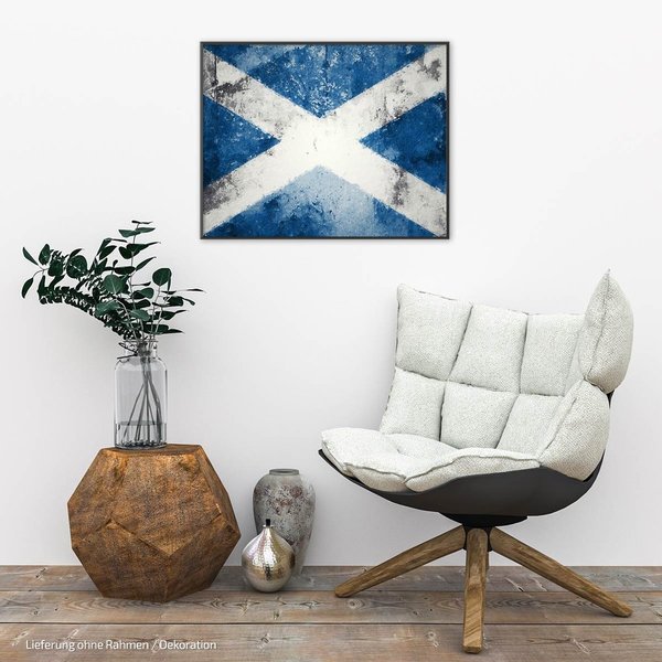 Poster "Schottland Flagge"