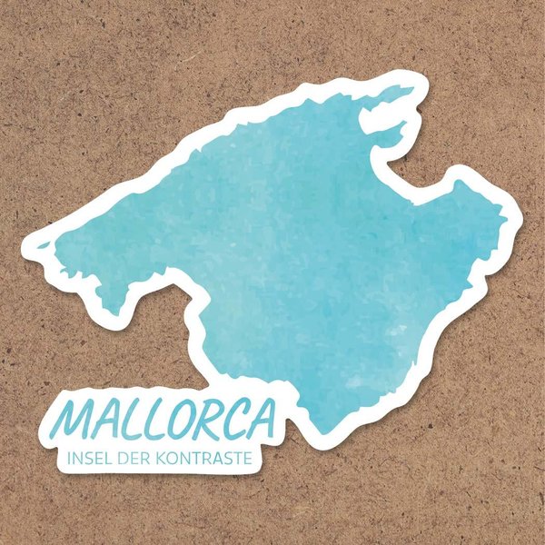 Aufkleber "Mallorca blau"