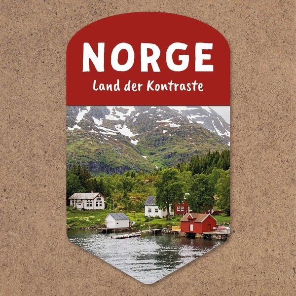 Aufkleber "Norge Trollfjord"