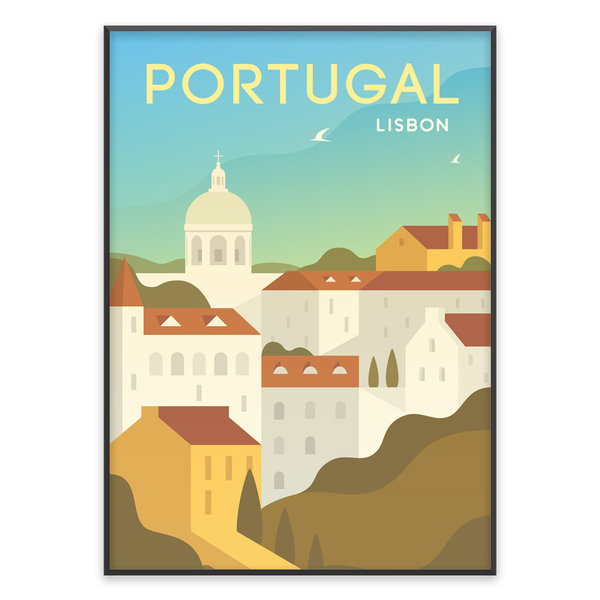 Poster "Lissabon I"
