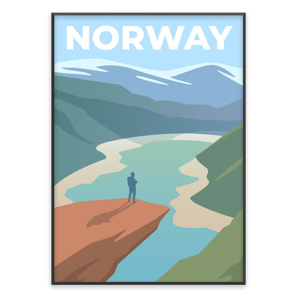 Poster "Norwegen I"